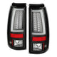 Version 2 Black LED Tail Lights <br>03-06 Chevy Silverado, 2007 Classic