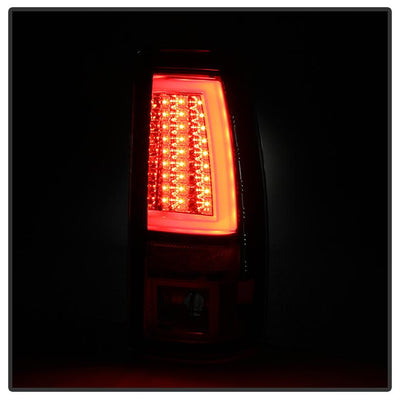 Version 2 Black LED Tail Lights <br>03-06 Chevy Silverado, 2007 Classic