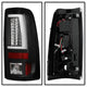 Version 2 Black LED Tail Lights <br>03-06 Chevy Silverado, 2007 Classic