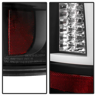 Version 2 Black LED Tail Lights <br>03-06 Chevy Silverado, 2007 Classic