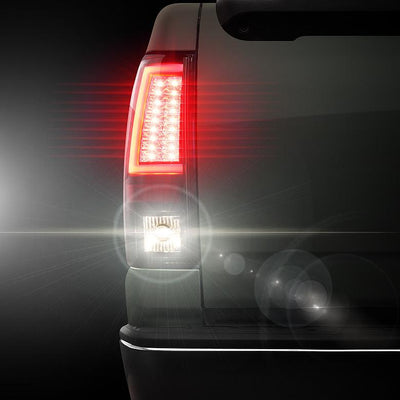 Version 2 Black LED Tail Lights <br>03-06 Chevy Silverado, 2007 Classic