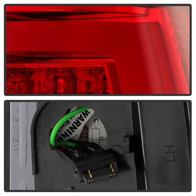 Version 2 Red Clear LED Tail Lights <br>03-06 Chevy Silverado, 2007 Classic