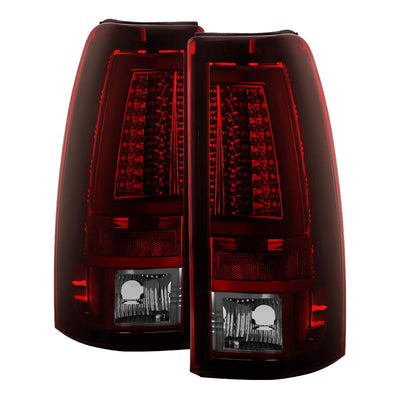 Version 2 Red Smoke LED Tail Lights <br>03-06 Chevy Silverado, 2007 Classic