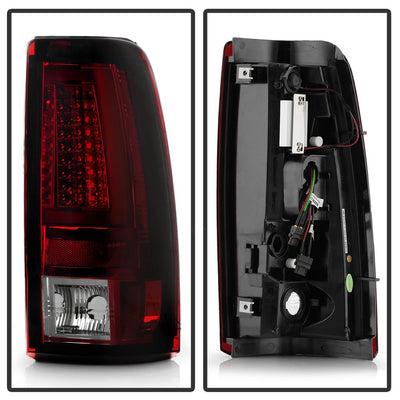 Version 2 Red Smoke LED Tail Lights <br>03-06 Chevy Silverado, 2007 Classic