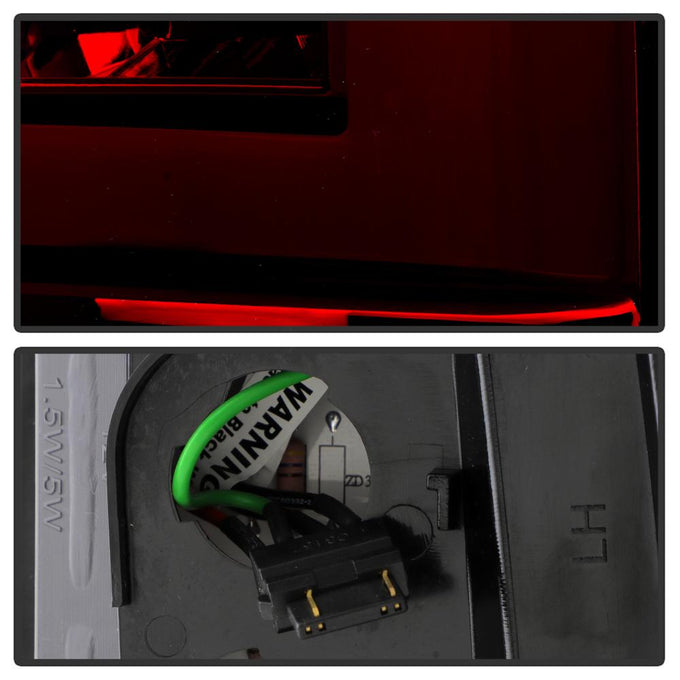Version 2 Red Smoke LED Tail Lights <br>03-06 Chevy Silverado, 2007 Classic