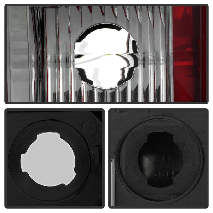 Version 2 Red Smoke LED Tail Lights <br>03-06 Chevy Silverado, 2007 Classic