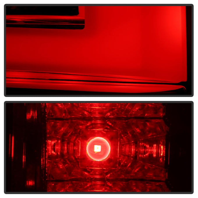 Version 2 Red Smoke LED Tail Lights <br>03-06 Chevy Silverado, 2007 Classic