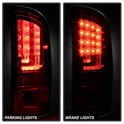 Version 2 Red Clear LED Tail Lights <br>07-08 Dodge Ram 1500 07-09 Dodge Ram 2500 Ram 3500