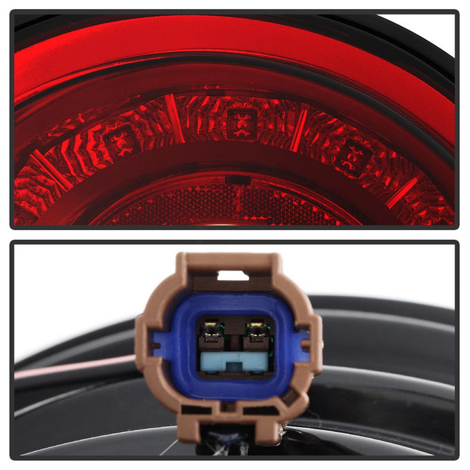 Red Clear LED Tail Lights <br>09-15 Nissan GT-R