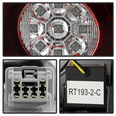 Red Clear LED Tail Lights <br>09-15 Nissan GT-R