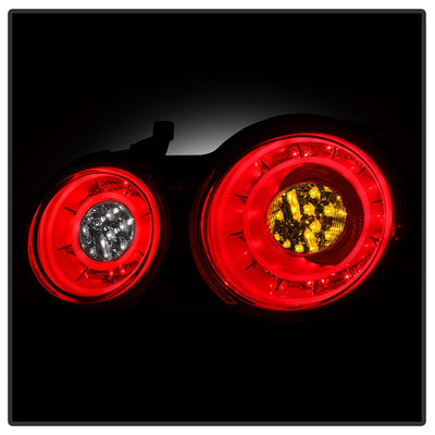 Red Clear LED Tail Lights <br>09-15 Nissan GT-R