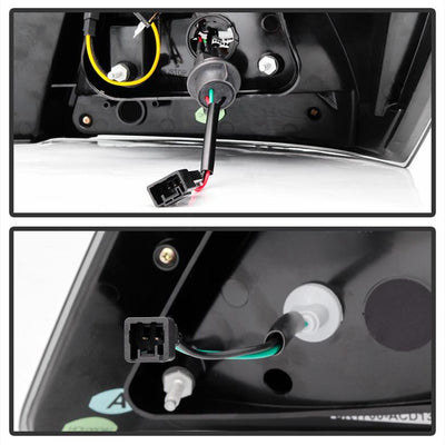 Black LED Tail Lights <br>13-15 Honda Accord