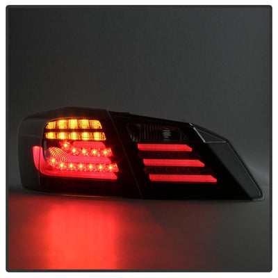 Black LED Tail Lights <br>13-15 Honda Accord