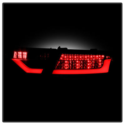 Black LED Tail Lights <br>08-12 Audi A5 Quattro A5
