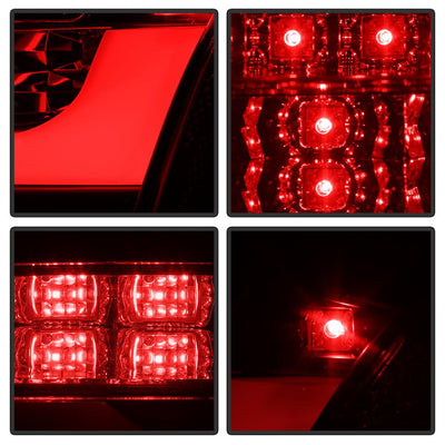 Black LED Tail Lights <br>08-12 Audi A5 Quattro A5