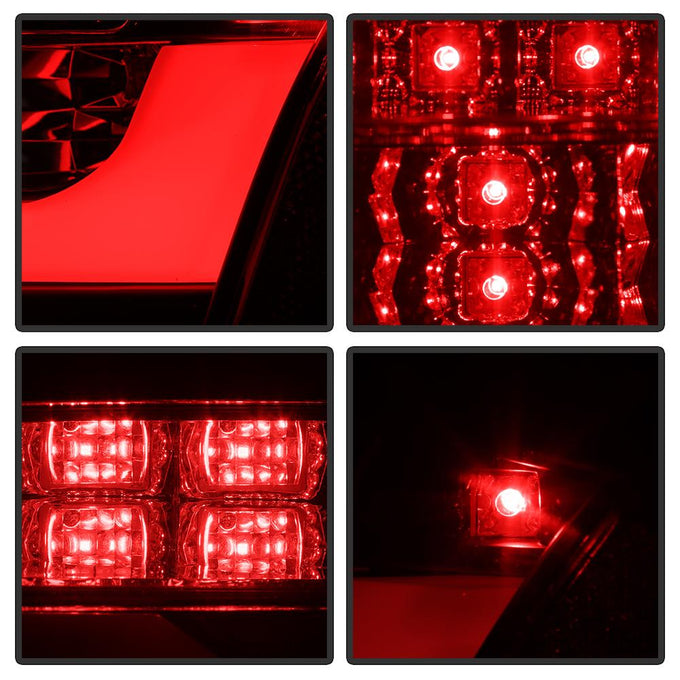 Black LED Tail Lights <br>08-12 Audi A5 Quattro A5