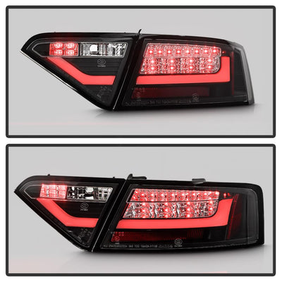 Black LED Tail Lights <br>08-12 Audi A5 Quattro A5