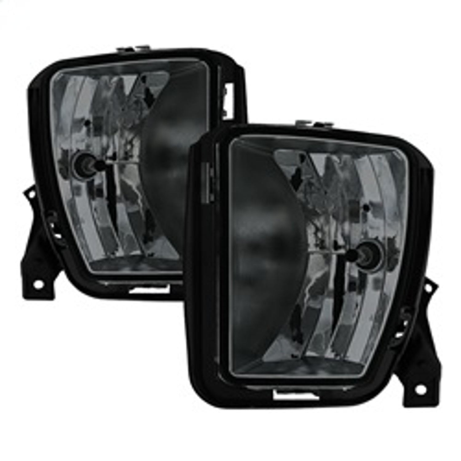 Smoked OEM Style Fog Lights W/O Switch <br>13-18 Ram 1500