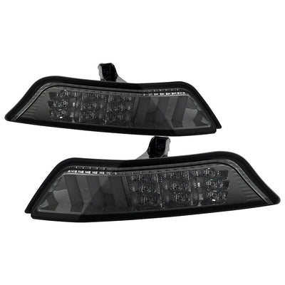 DRL LED Smoke Front Bumper Lights <br>15-16 Ford Mustang