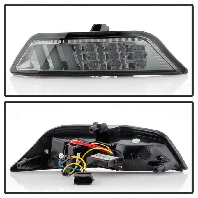 DRL LED Smoke Front Bumper Lights <br>15-16 Ford Mustang