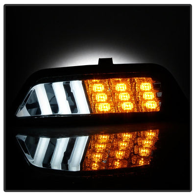 DRL LED Smoke Front Bumper Lights <br>15-16 Ford Mustang