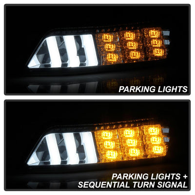 DRL LED Smoke Front Bumper Lights <br>15-16 Ford Mustang