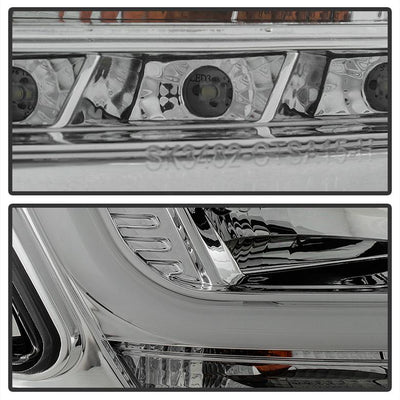 DRL LED Chrome Projector Headlights <br>15-20 Chevrolet Suburban Tahoe 16-19 Chevrolet Suburban 3500 HD