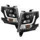 DRL LED Black Projector Headlights <br>15-20 Chevrolet Suburban Tahoe 16-19 Chevrolet Suburban 3500 HD