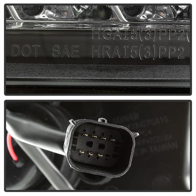 DRL LED Black Projector Headlights <br>15-20 Chevrolet Suburban Tahoe 16-19 Chevrolet Suburban 3500 HD