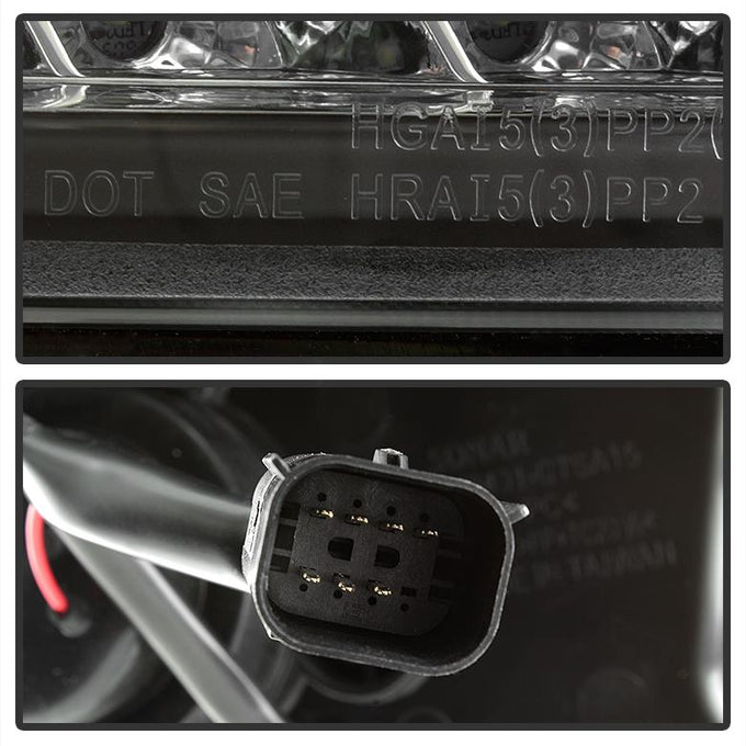 DRL LED Black Projector Headlights <br>15-20 Chevrolet Suburban Tahoe 16-19 Chevrolet Suburban 3500 HD