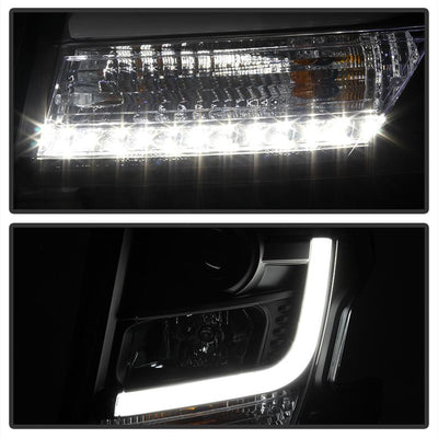 DRL LED Black Projector Headlights <br>15-20 Chevrolet Suburban Tahoe 16-19 Chevrolet Suburban 3500 HD