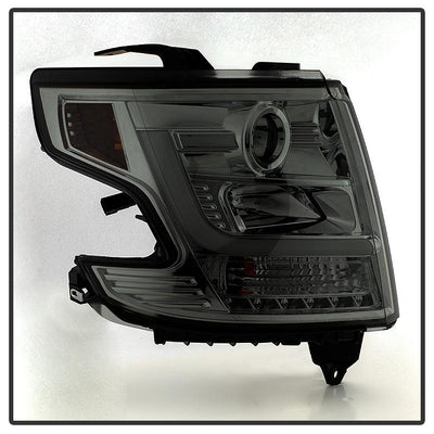 DRL LED Smoke Projector Headlights <br>15-20 Chevrolet Suburban Tahoe 16-19 Chevrolet Suburban 3500 HD