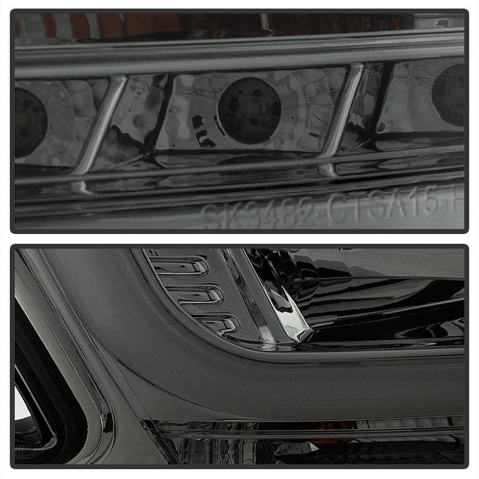 DRL LED Smoke Projector Headlights <br>15-20 Chevrolet Suburban Tahoe 16-19 Chevrolet Suburban 3500 HD