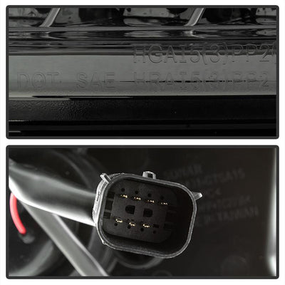 DRL LED Smoke Projector Headlights <br>15-20 Chevrolet Suburban Tahoe 16-19 Chevrolet Suburban 3500 HD