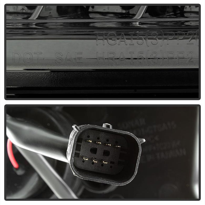DRL LED Smoke Projector Headlights <br>15-20 Chevrolet Suburban Tahoe 16-19 Chevrolet Suburban 3500 HD
