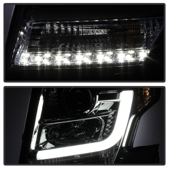 DRL LED Smoke Projector Headlights <br>15-20 Chevrolet Suburban Tahoe 16-19 Chevrolet Suburban 3500 HD
