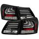 Black LED Tail Lights <br>07-11 Lexus GS350