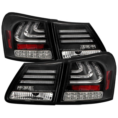 Black LED Tail Lights <br>07-11 Lexus GS350