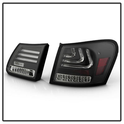 Black LED Tail Lights <br>07-11 Lexus GS350