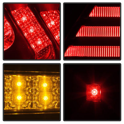 Black LED Tail Lights <br>07-11 Lexus GS350