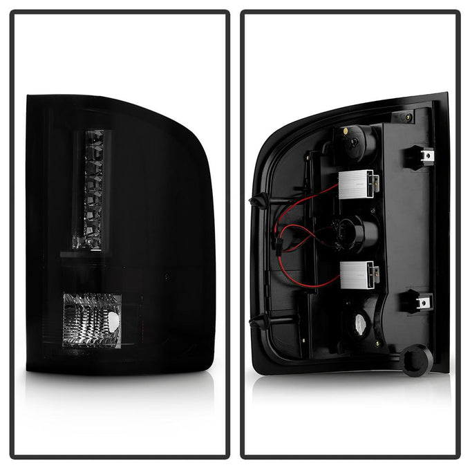 Version 2 Black LED Tail Lights <br>07-13 Chevy Silverado 1500 2500 HD 3500 HD
