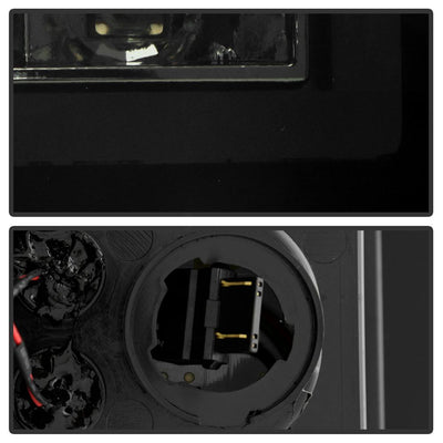 Version 2 Black LED Tail Lights <br>07-13 Chevy Silverado 1500 2500 HD 3500 HD