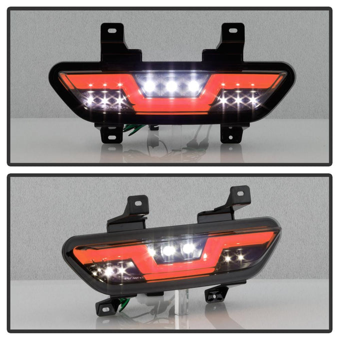 Black Smoke LED Reverse Lights <br>15-16 Ford Mustang