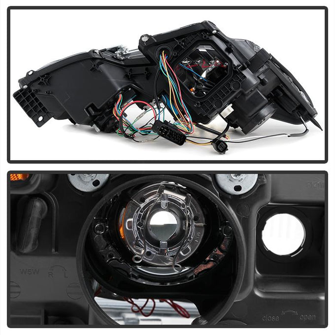 DRL LED Black Projector Headlights <br>06 Lexus GS300 07-11 GS350 GS450h 08-11 GS460