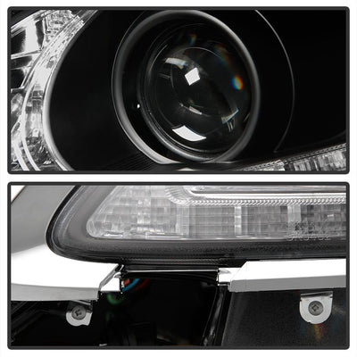 DRL LED Black Projector Headlights <br>06 Lexus GS300 07-11 GS350 GS450h 08-11 GS460