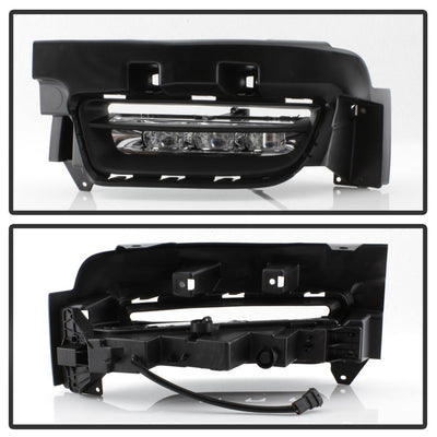 Clear OEM LED Fog Lights W/Universal Switch <br>15-20 Dodge Charger