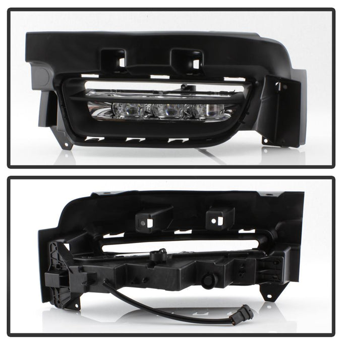 Clear OEM LED Fog Lights W/Universal Switch <br>15-20 Dodge Charger