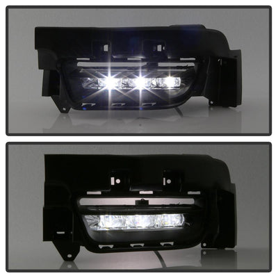 Clear OEM LED Fog Lights W/Universal Switch <br>15-20 Dodge Charger