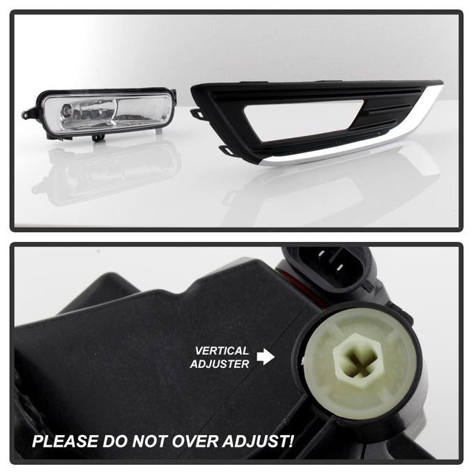 Clear OEM Fog Lights W/Switch <br>15-16 Ford Focus