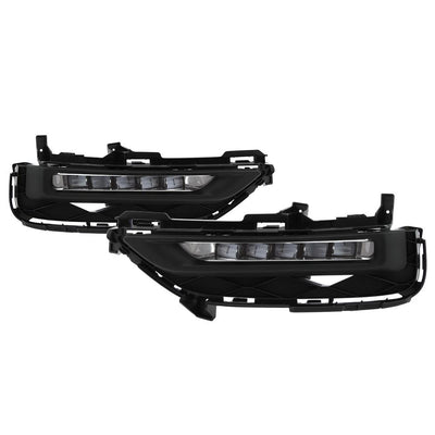 Clear OEM LED Fog Lights W/Switch <br>16-17 Honda Accord